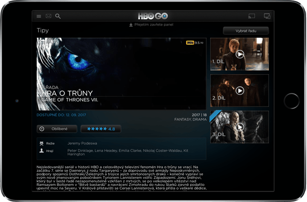 Aplikácia HBO GO