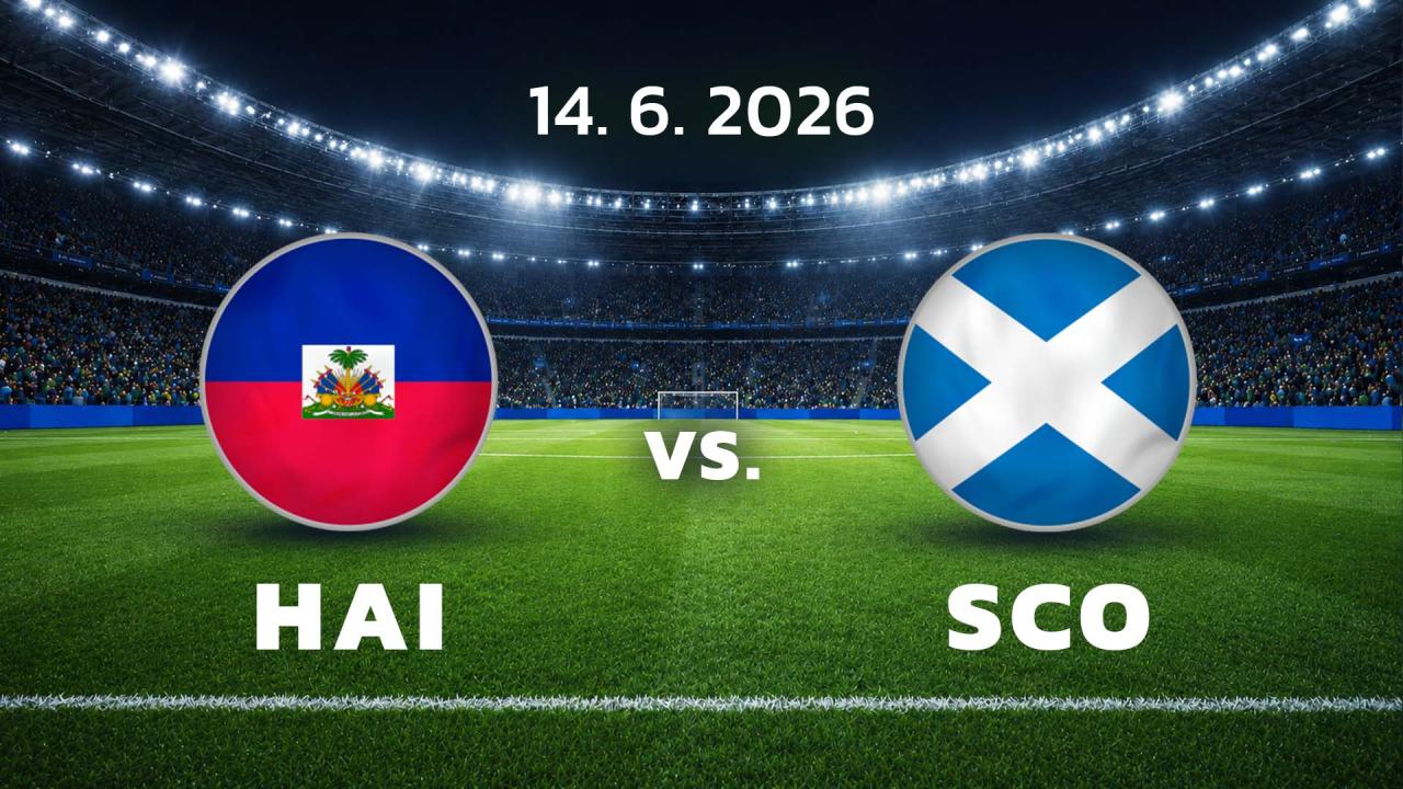 MS ve fotbale FIFA 2026: Haiti - Skotsko