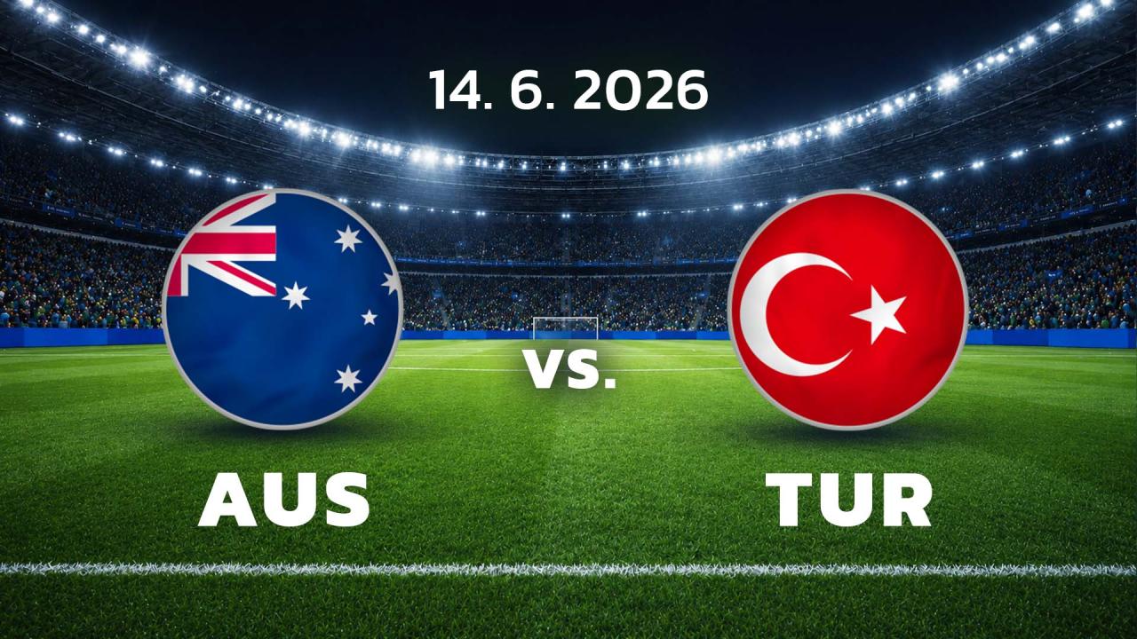 MS ve fotbale FIFA 2026: Austrálie - Turecko