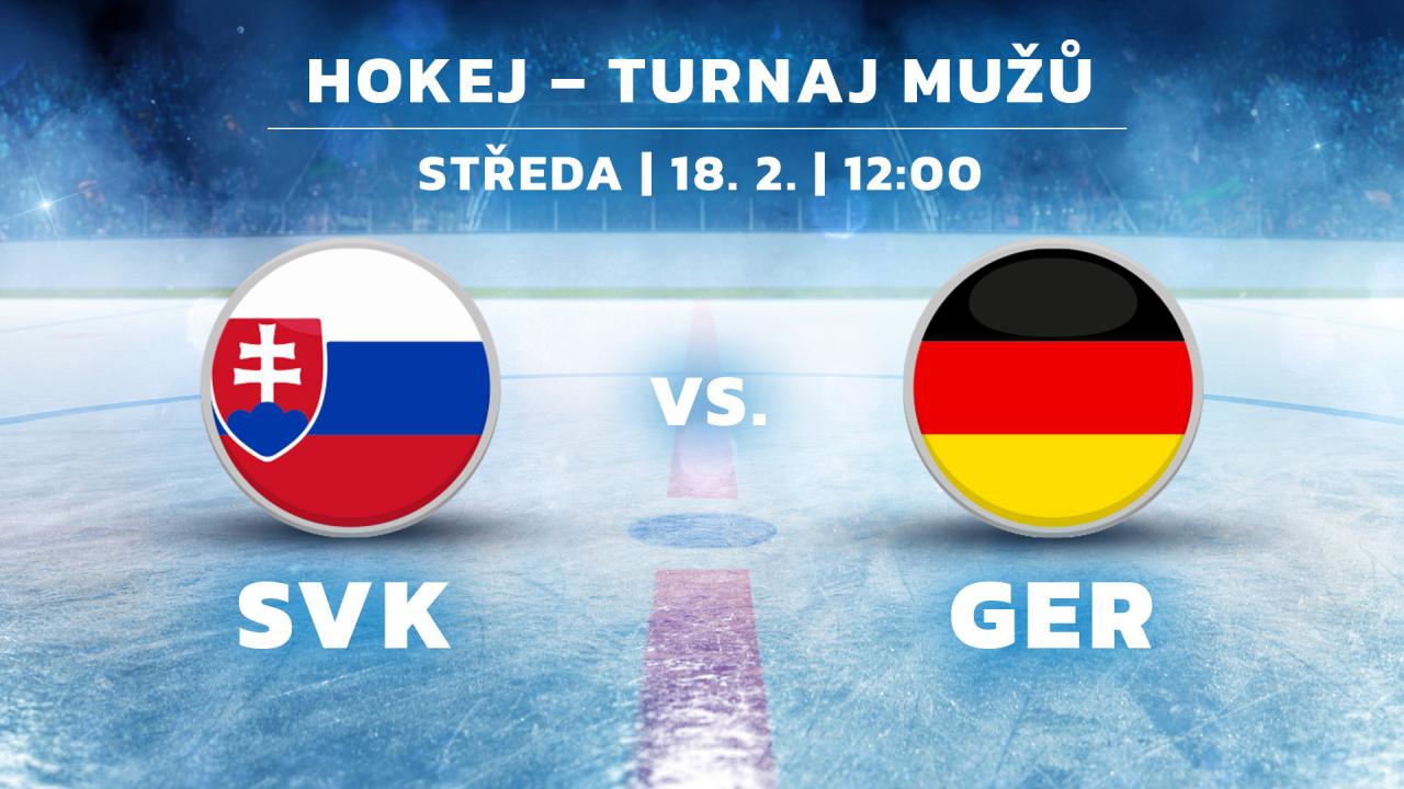 Zimní olympijské hry Milano Cortina 2026 (Slovensko - Německo)