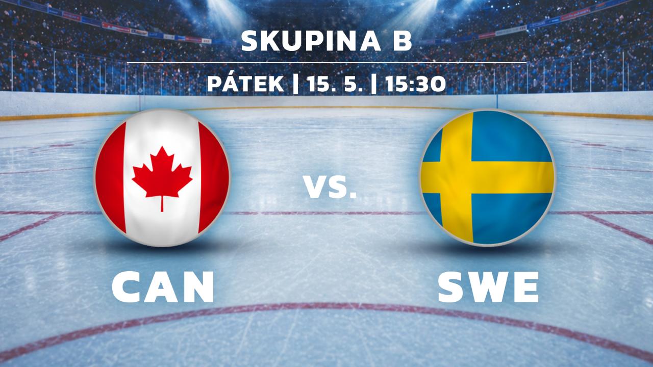 MS v ledním hokeji mužů 2026 Švýcarsko (Kanada - Švédsko)