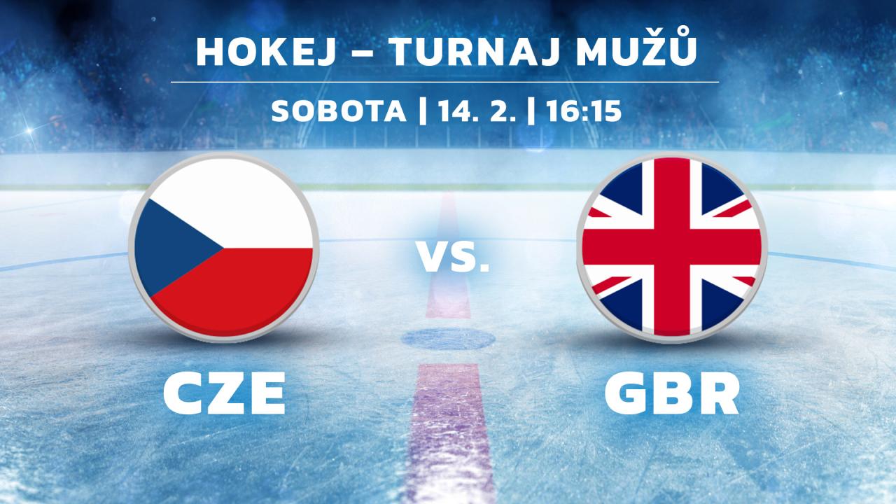 ZOH 2026 (Hokej – turnaj mužů: Česko - Velká Británie)