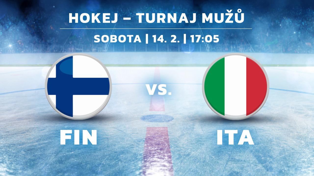 ZOH 2026 (Hokej – turnaj mužů: Finsko - Itálie)