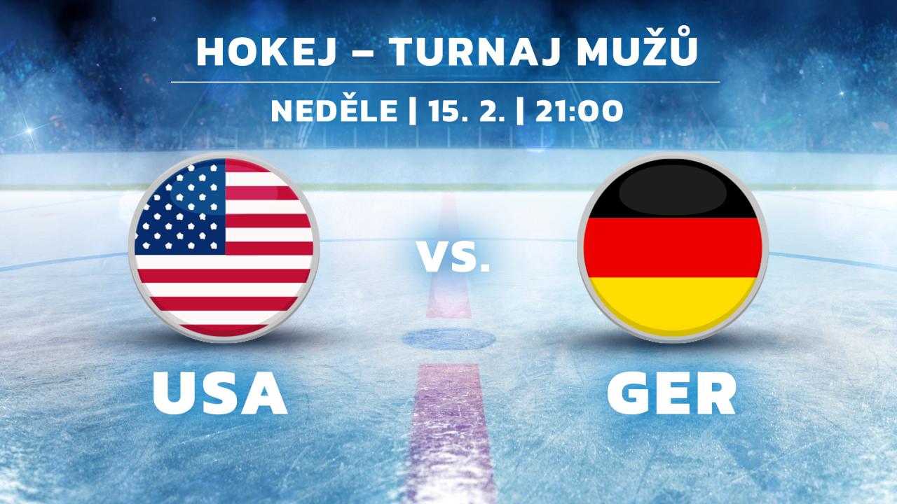 ZOH 2026 (Hokej – turnaj mužů: USA - Německo)