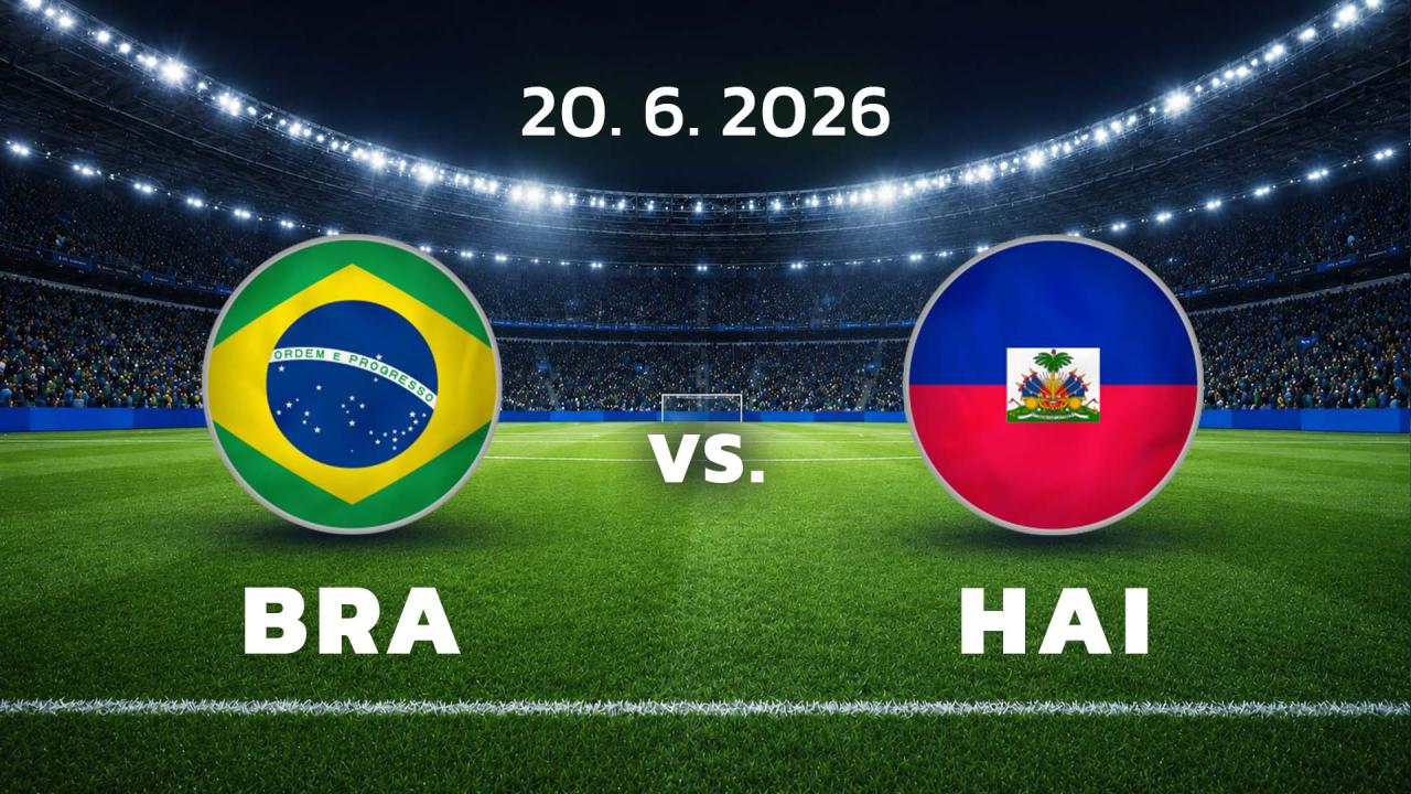 Brazílie - Haiti