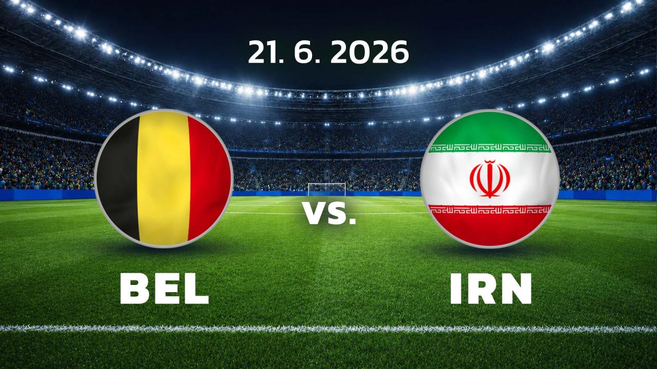 MS ve fotbale mužů 2026 (Belgie - Írán)