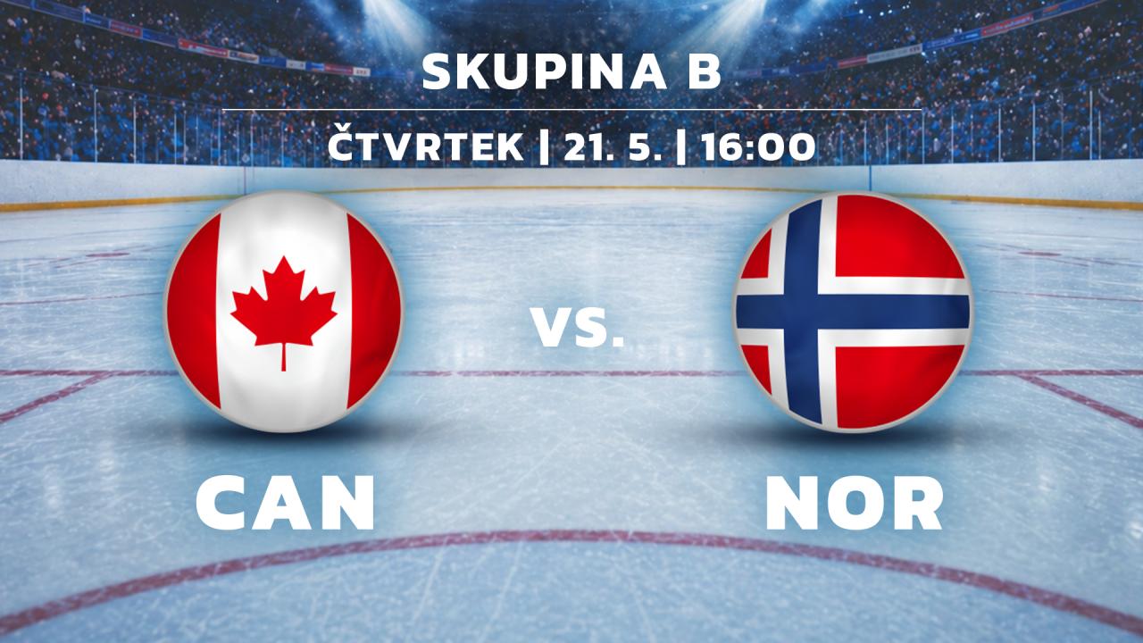 MS v ledním hokeji mužů 2026 Švýcarsko (Kanada - Norsko)